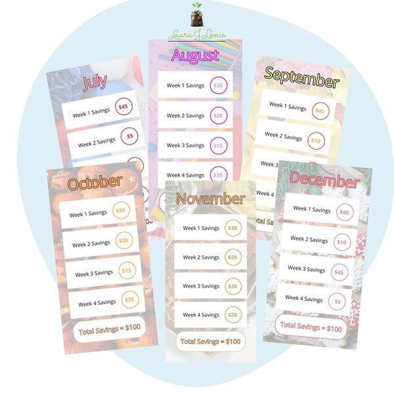 A6 Monthly Savings Bundle