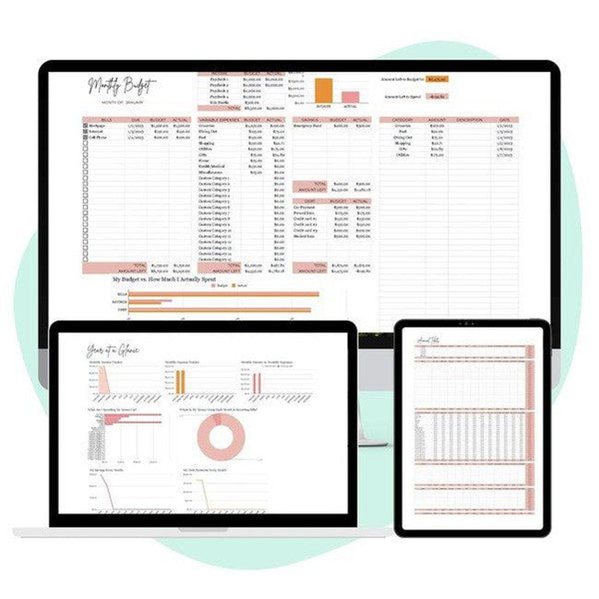 Annual Budget Google Sheets