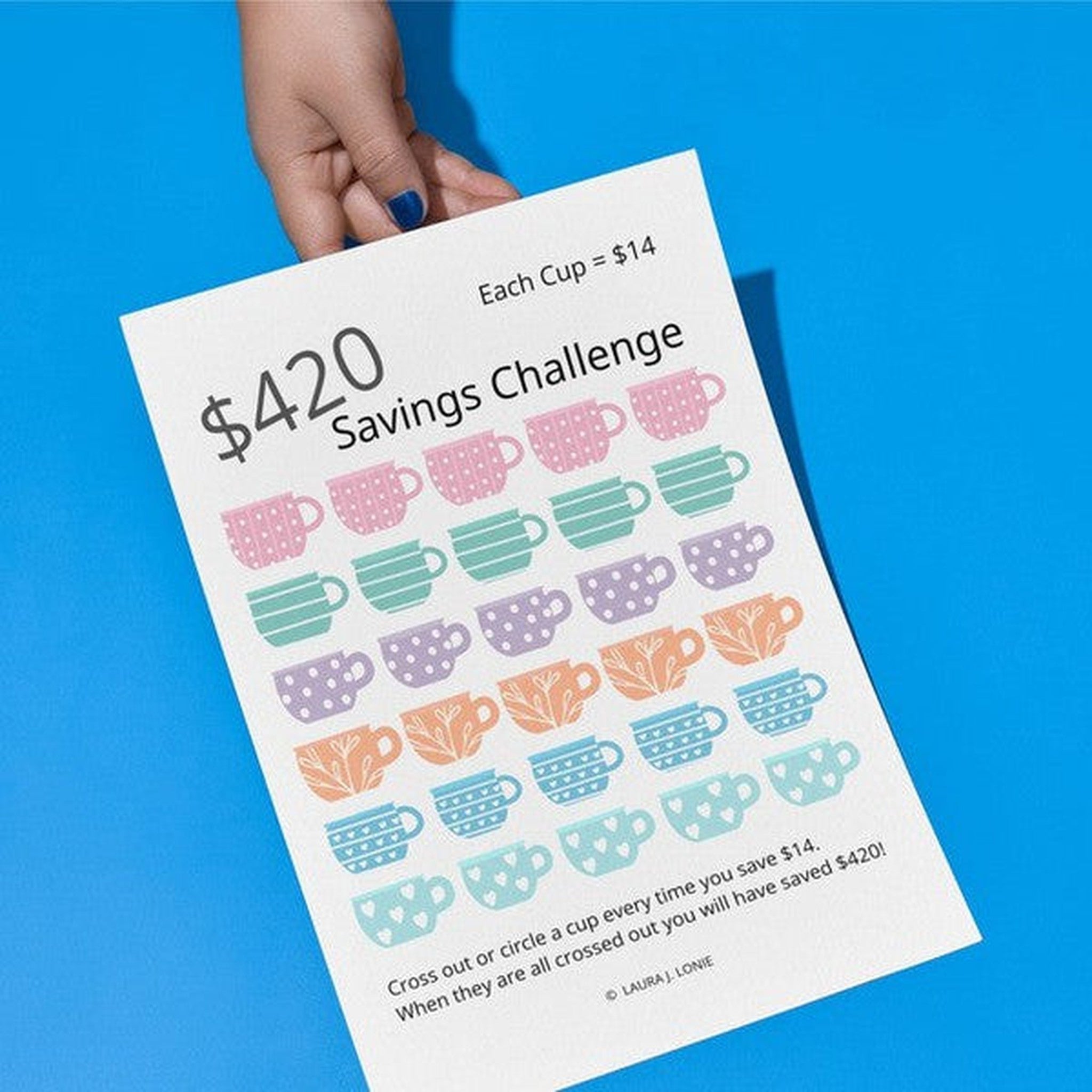 Colorful Savings Challenge Bundle