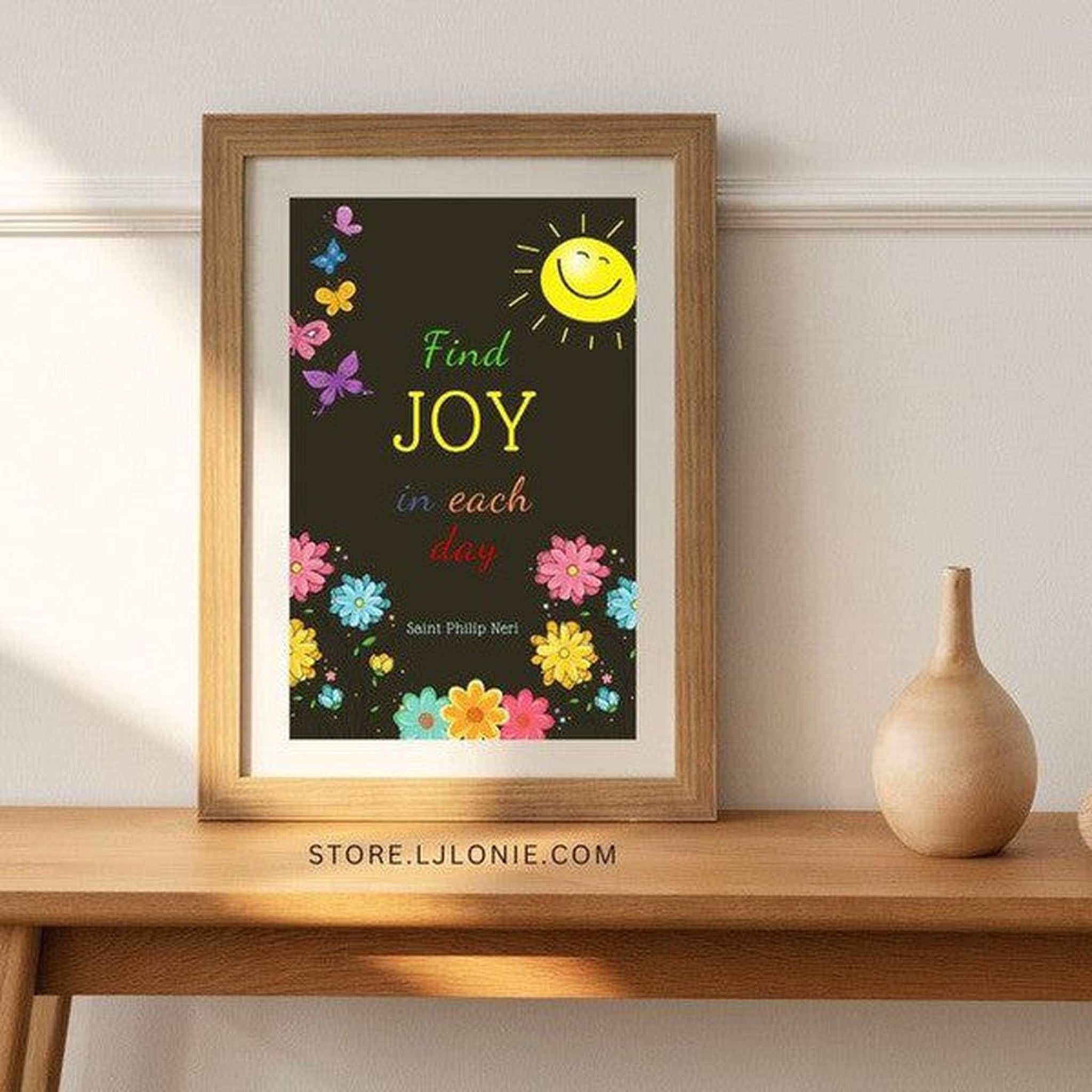 Colorful Wall Art Printable With Quote