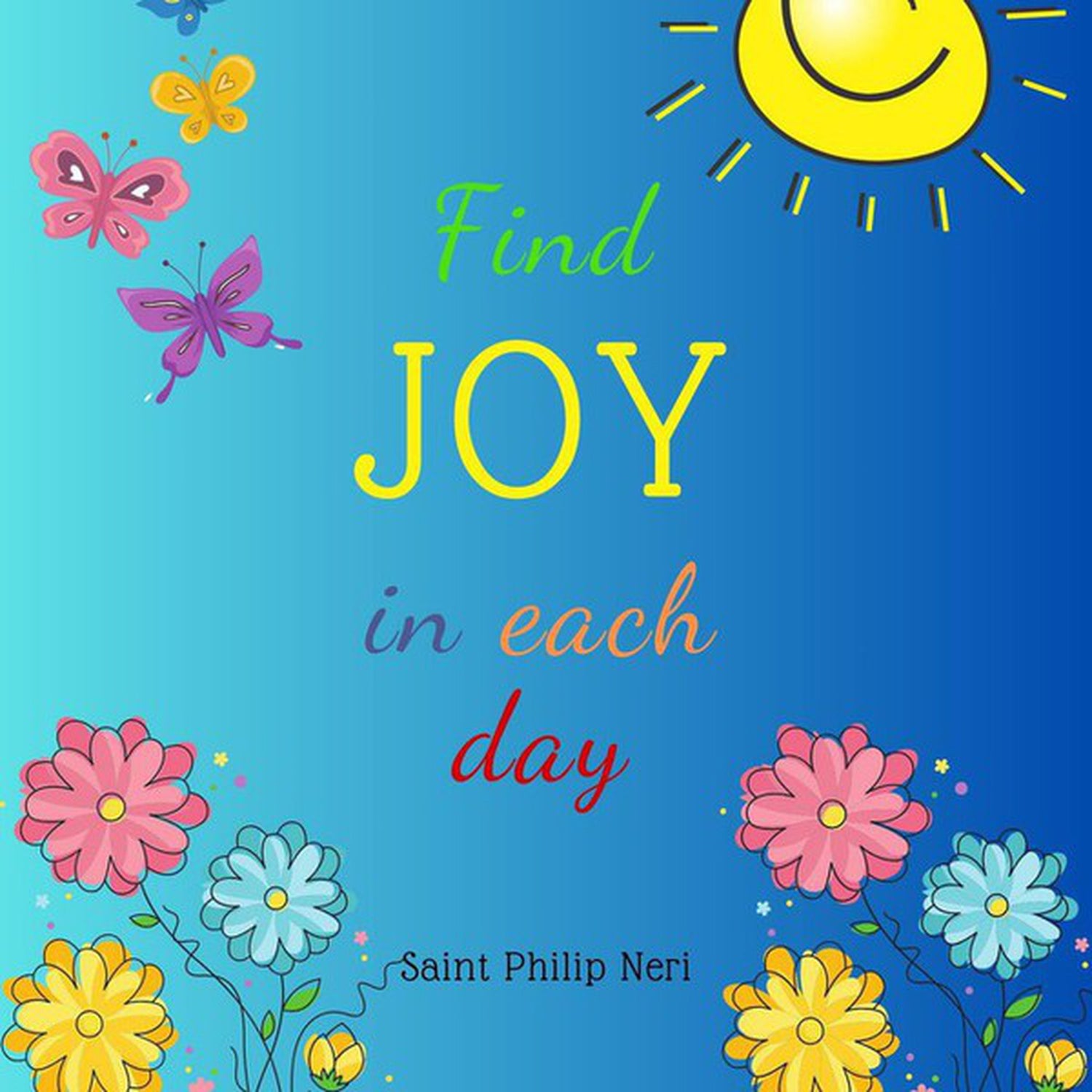 Colorful Wall Art Printable With Quote