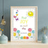 Colorful Wall Art Printable With Quote