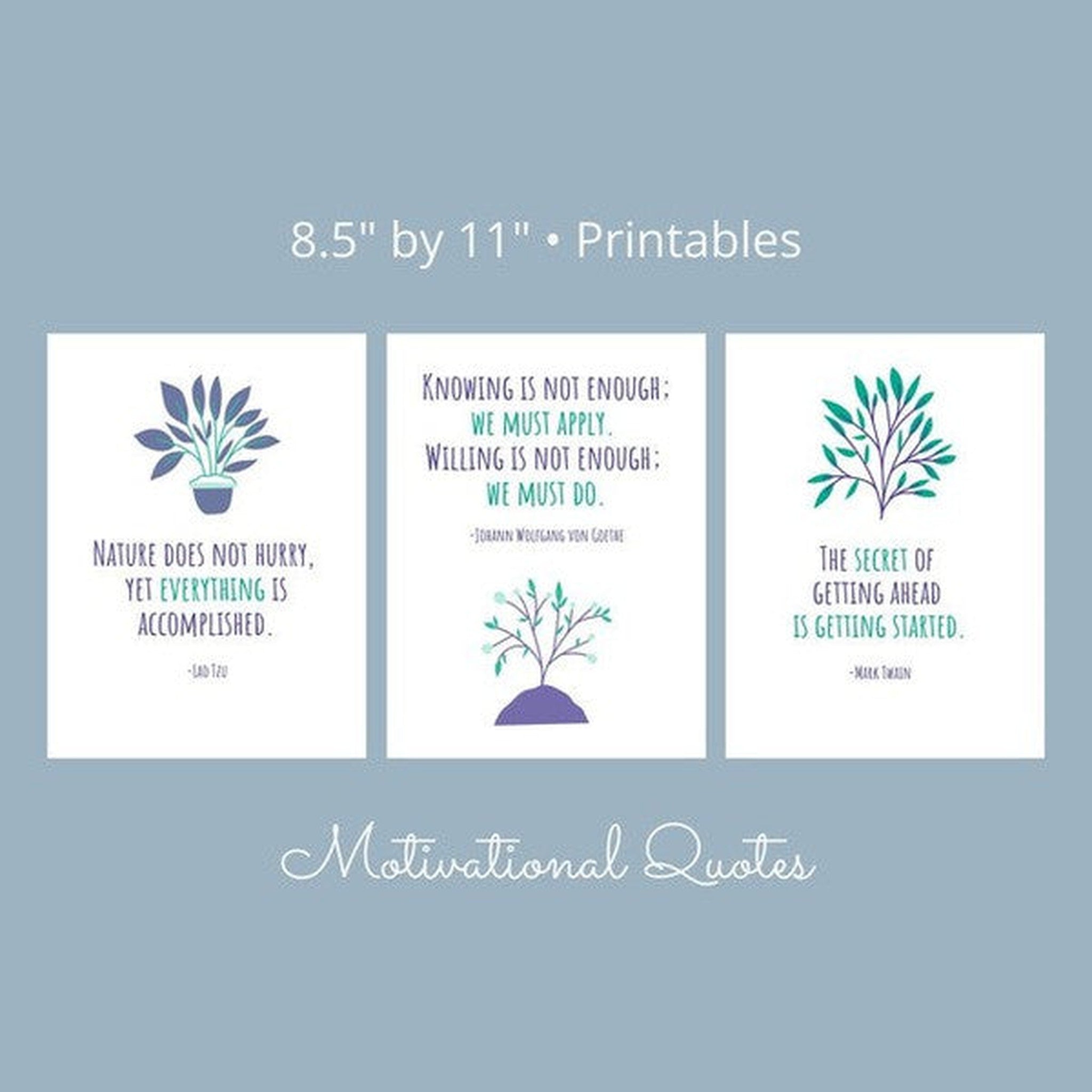 Motivational Wall Art Printable Quotes