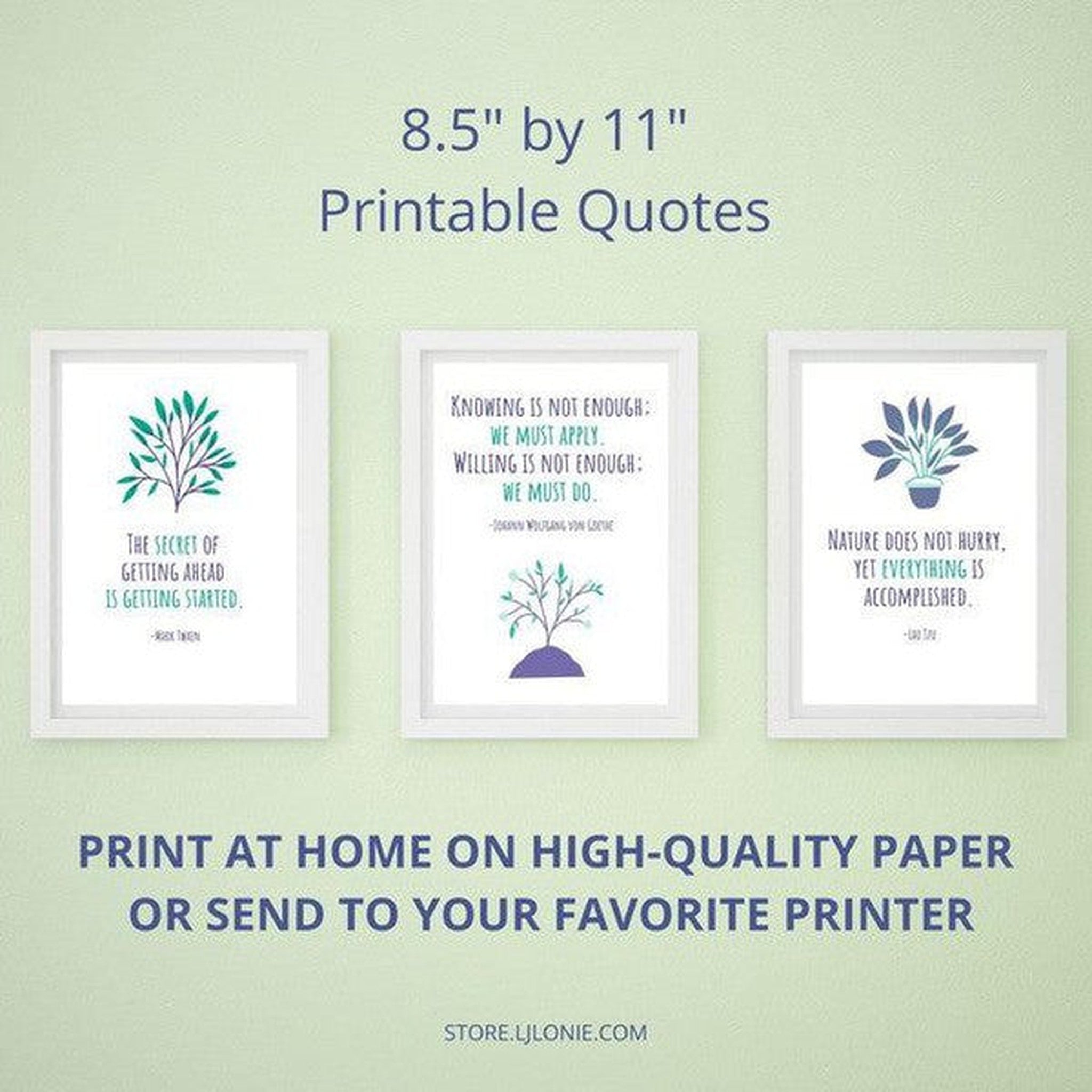 Motivational Wall Art Printable Quotes