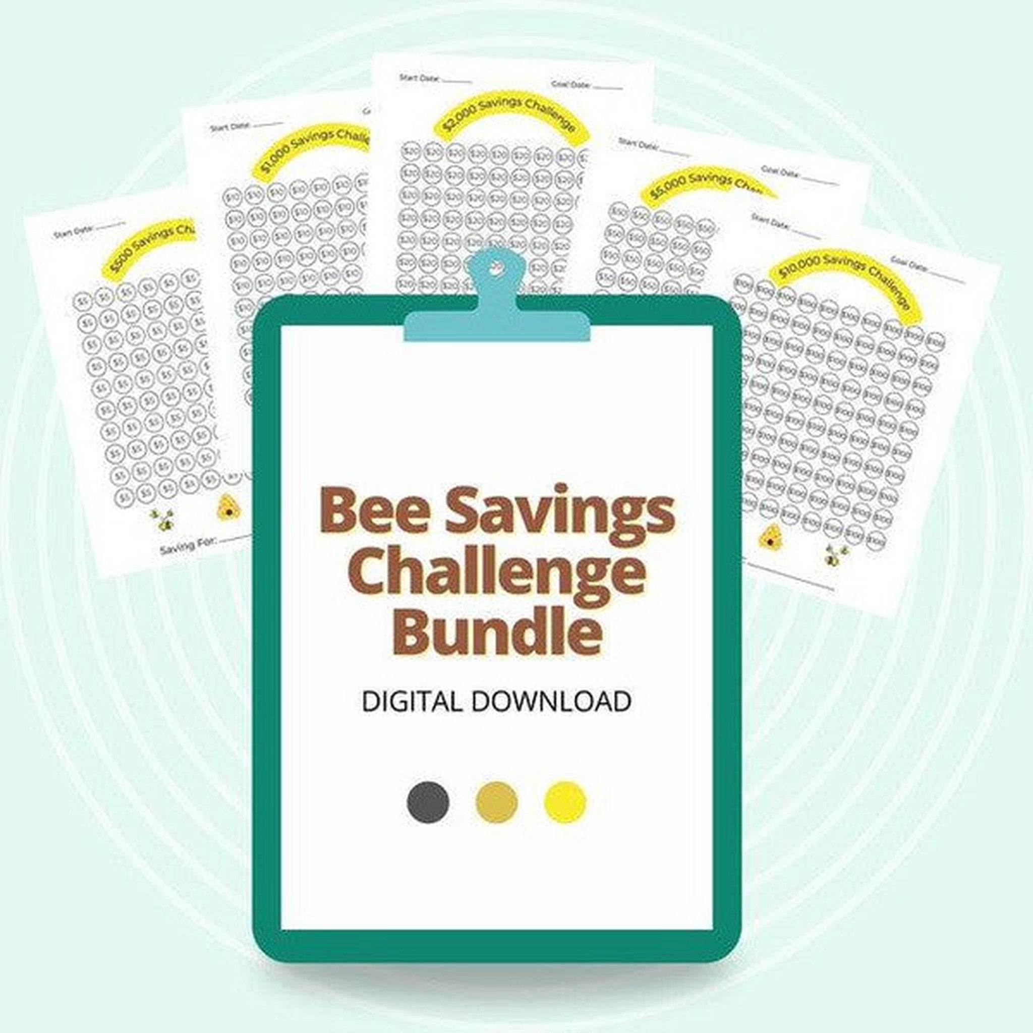 Savings Challenge Bundle with Bees