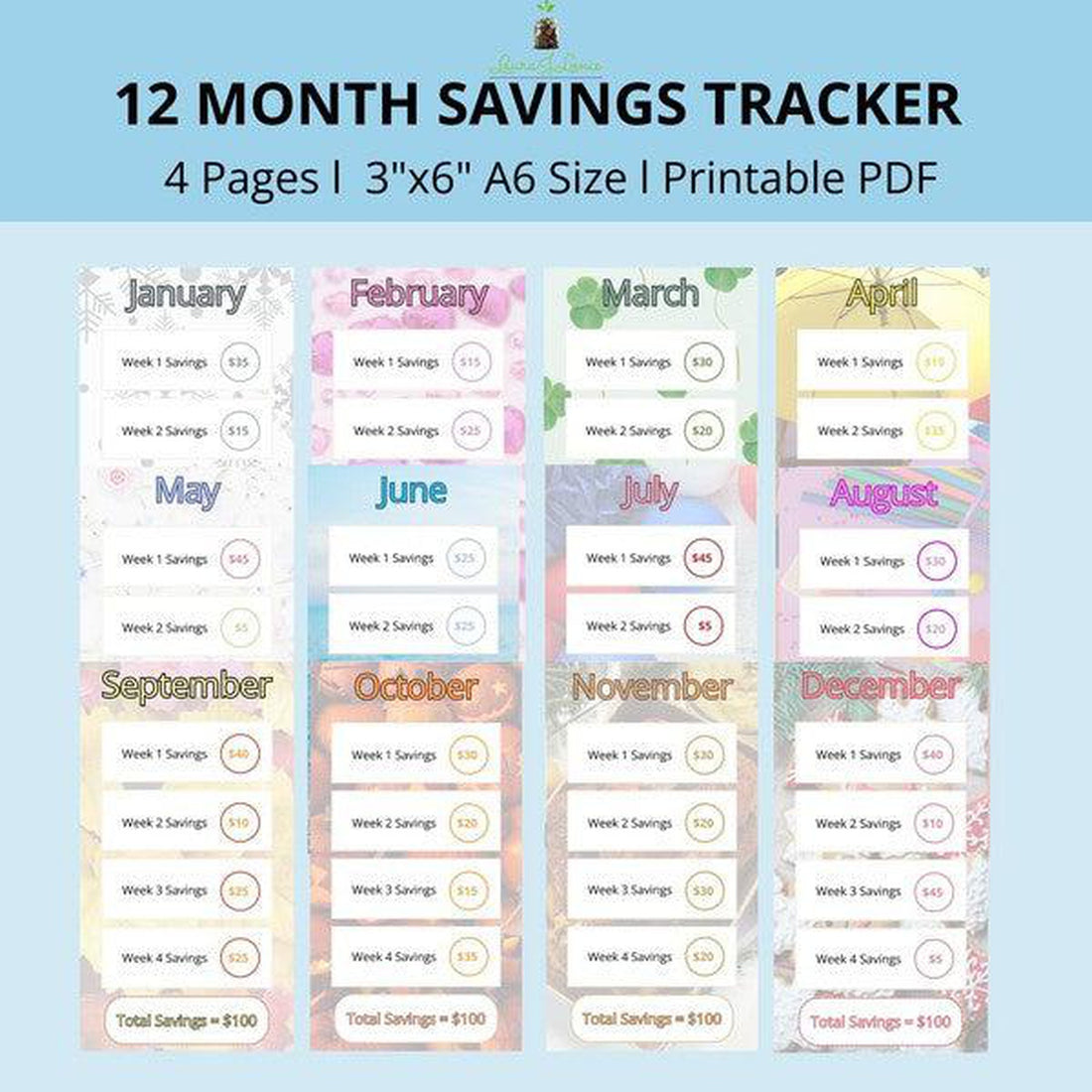 A6 Monthly Savings Bundle