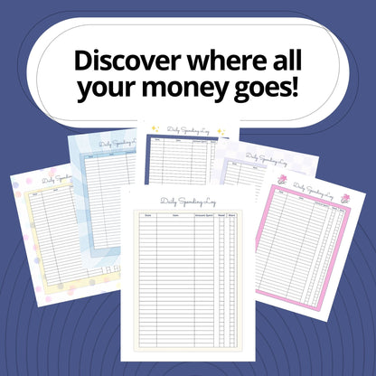 Daily Spending Trackers - Set of 6