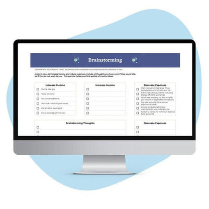 Get Started Spending Plan Google Sheets Workbook