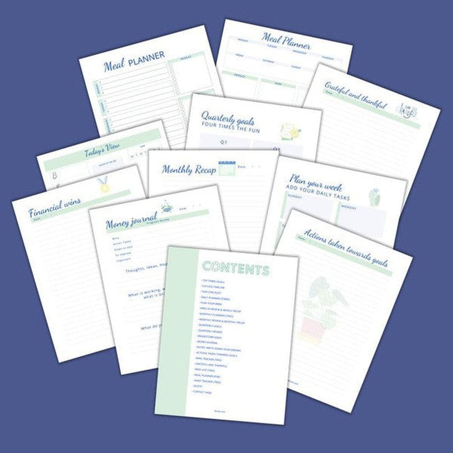 Minimalist Planner Page Printables