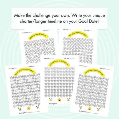 Savings Challenge Bundle with Bees
