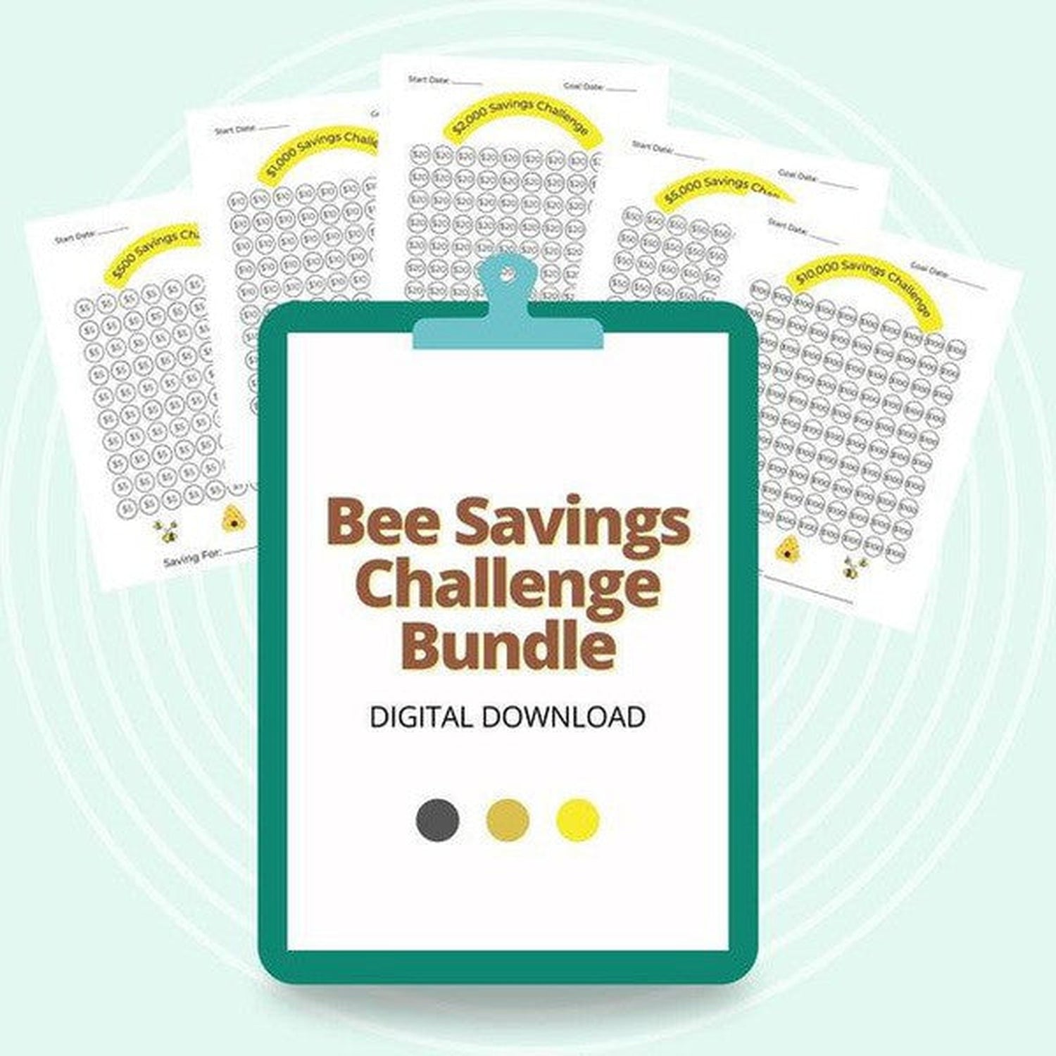 Savings Challenge Bundle with Bees